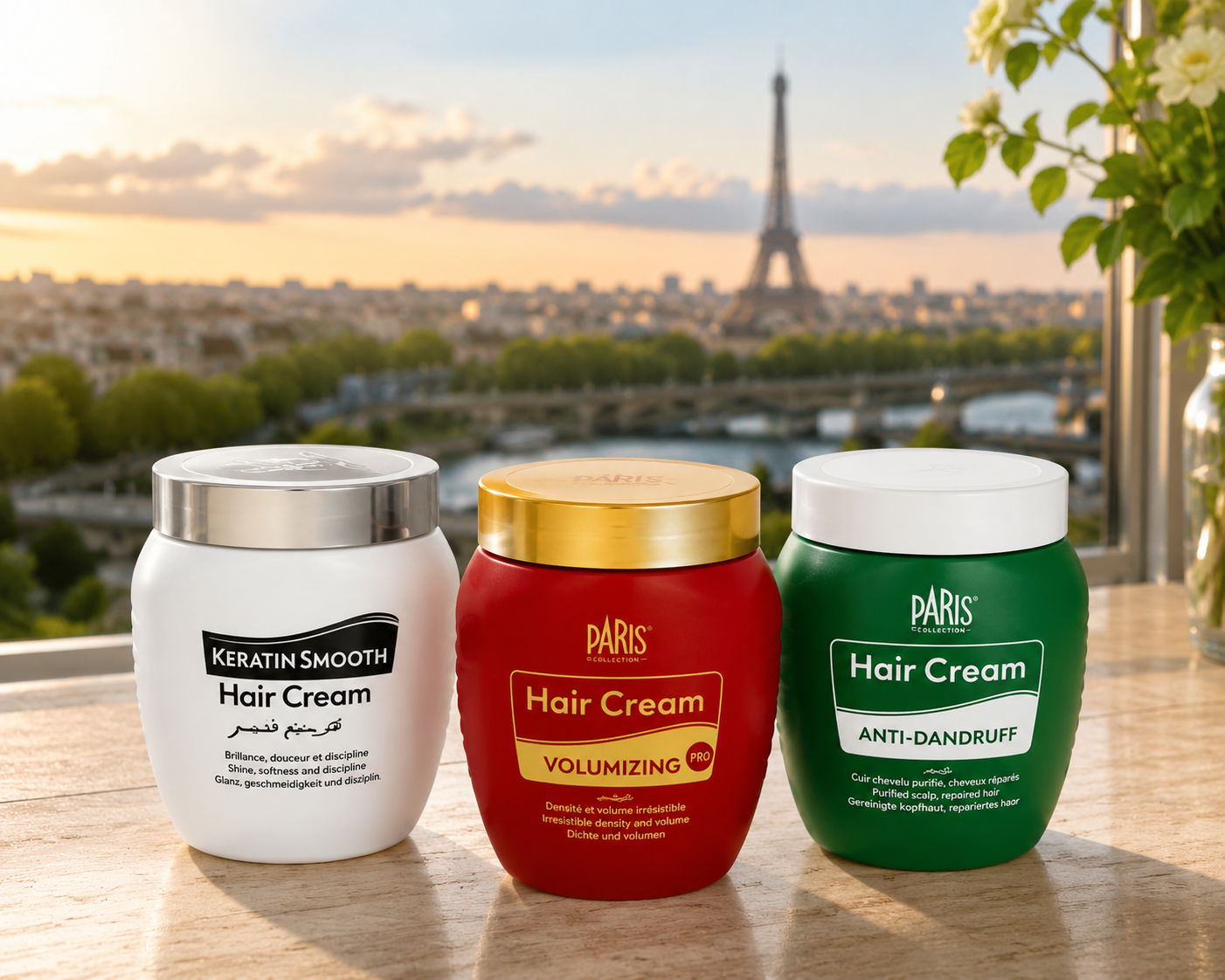 crème capillaire pour cheveux