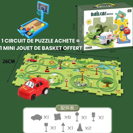 Circuit de Puzzle de voiture pour enfant